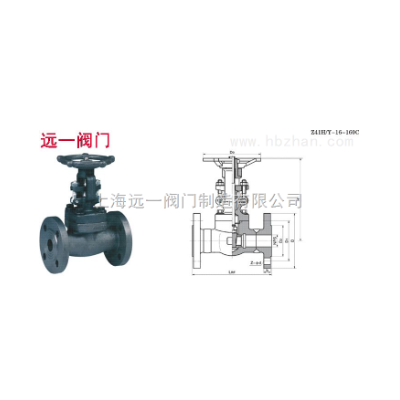 国标锻钢法兰闸阀Z41H/Y-16C/25/40