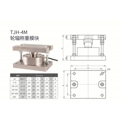 天光传感器料罐称重反应釜称重料仓称重模块化工罐TJH-4M